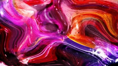 Bunter Hintergrund Wasserfarbe Flüssigkeitsanimation