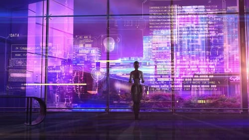 Die Handlung der Zukunft mit Android und Data HD