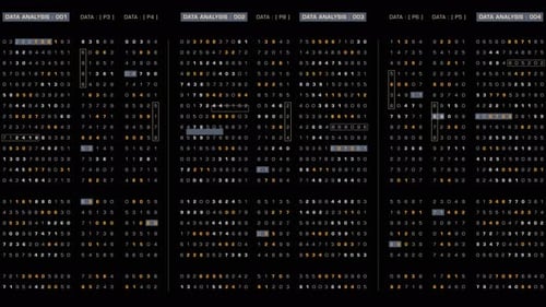 Fondo de pantalla de visualización de encabezado de datos de interfaz de usuario futurista