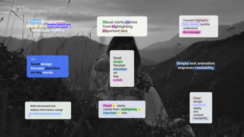 Highlight Text Animations