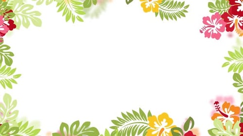 Blumenrahmen — 3 Clips