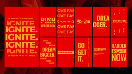 Modern Kinetic Text Titles