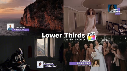 Modern Photo Lower Thirds Title Animation