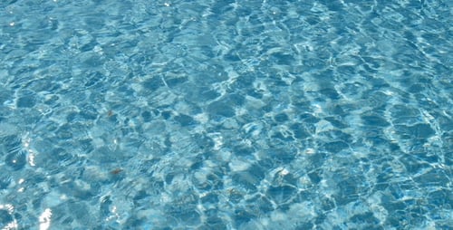 Blue Water in a Pool