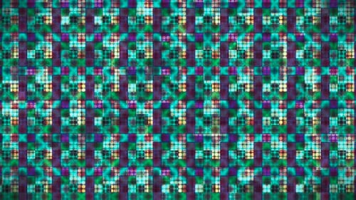 Animated Glowing Geometric Grid Pattern Background Loop