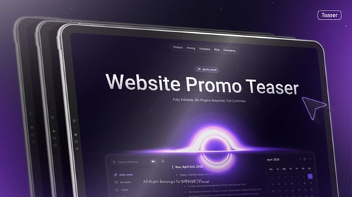 Website Promo Teaser