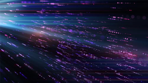 Abstract Light Particles Futuristic Background Loop