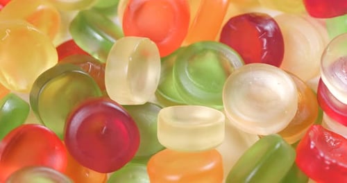 Colorful gummy candy
