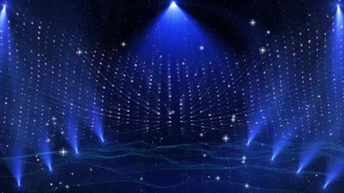 Hintergrund der Preisverleihung der Jährlich der Particle Wave Lighting Show
