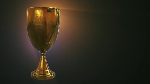 3D Trophäe mit Licht 1 Schleife