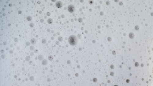 White Foam Soap Bubbles