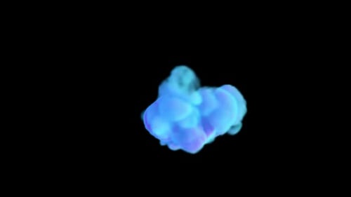 Abstract Fluid Smoke Reveal Transition Effect