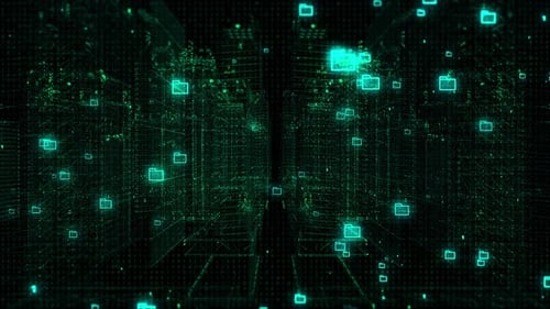 Cyber City Big Data-Informationen 4K