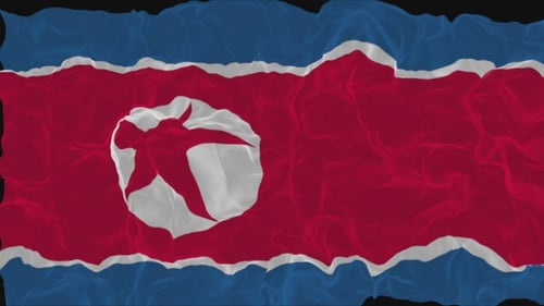 Fluid Fabric Flag Dissolve Transition Effect