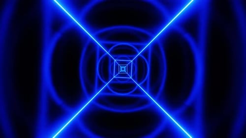 Abstract background with blue lines. Looped animation