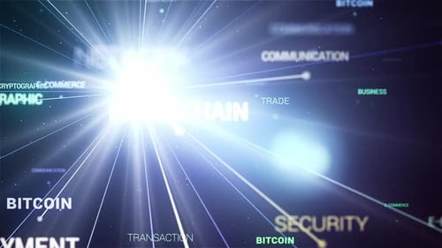 E-Commerce-Blockchain-Wörter Fast Loop-Verbindung