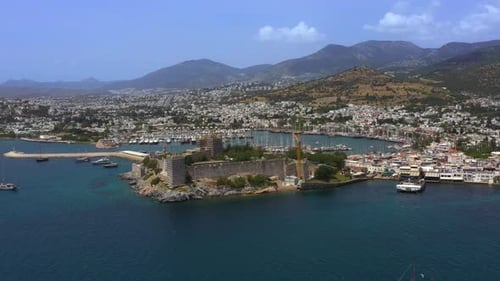 Aerial View Of Bodrum Castle