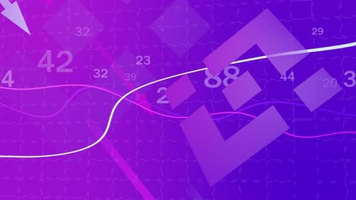 Trading Financial Background BNB Binance Coin Dump