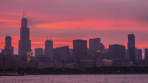 4K Chicago Skyline