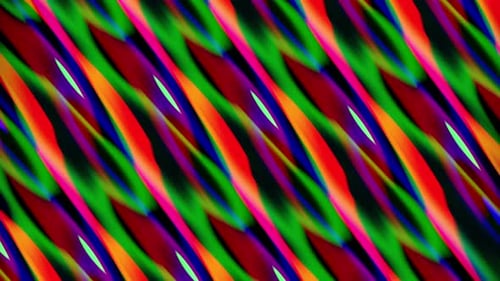 Vibrant Abstract Wavy Lines Looping Background Animation