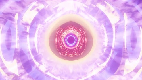 Energy tunnel. Abstract portal. Colorful swirl.