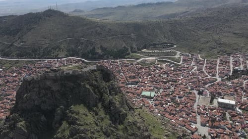 Imposing Castle Aerial View