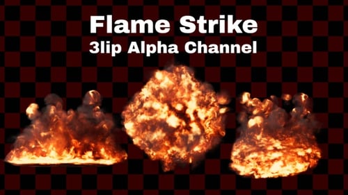 Dynamic Fire and Explosion Alpha Channel Effects