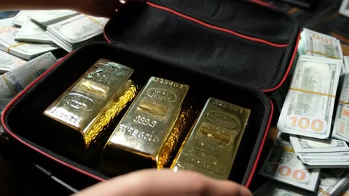 A Bag of Money and Gold