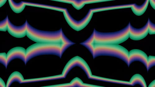 Abstract Trendy Surreal Pulsating Futuristic Multicolor Psychedelic Hypnotic VJ Seamless Loop