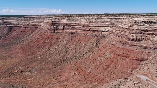Red Cliff Aerial Mojave Desert USA