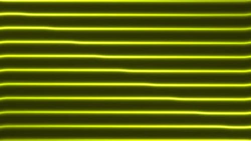 Abstract Yellow Line Waves Loop Background