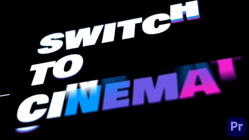 Dynamic Glitch Text Animations with Cinematic Camera Effects