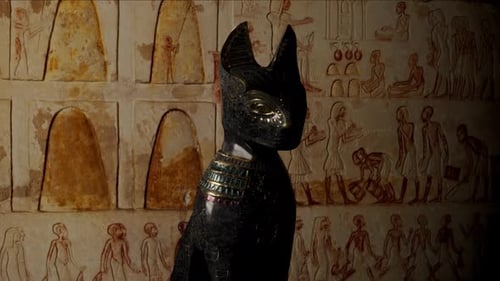 Estatua de gato del antiguo Egipto