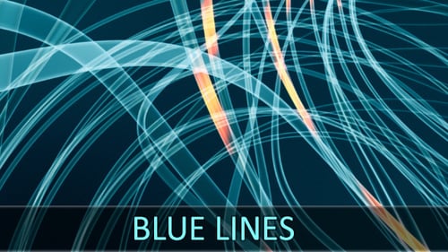 Linhas azuis