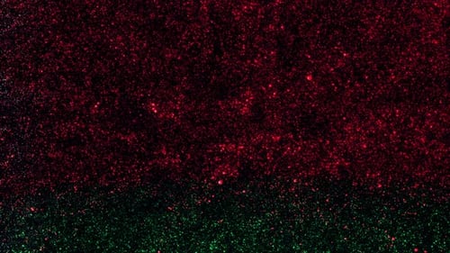 Festive Christmas Glitter Particles Background Animation