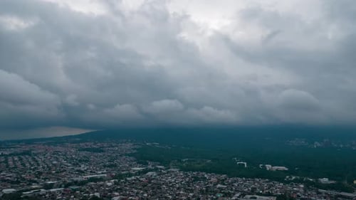 Volcano Hillside Time Lapse Dramatic Epic