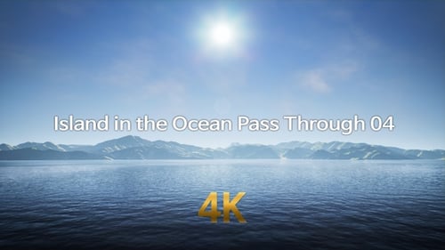 Insel im Ozean Pass Through 4K 04