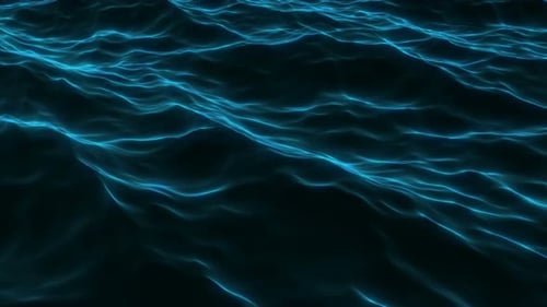 Blue Neon Water Wave Fresh Nature Sea Surface Ocean Liquid