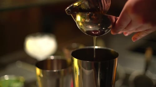 Lemon Into a Shaker
