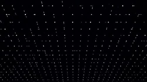 Flowing digital surface divided into squares