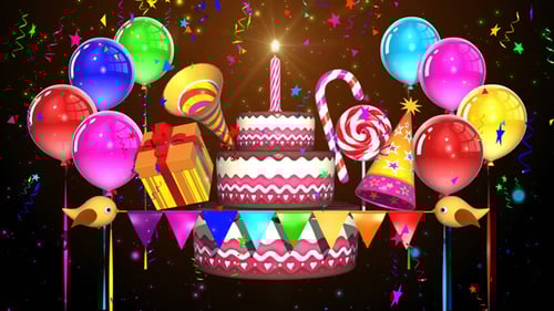 Kid's Birthday Decorations - Loop