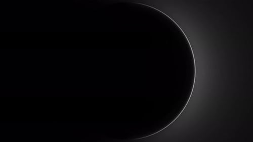 Animated 3D Pound Symbol Light Reveal