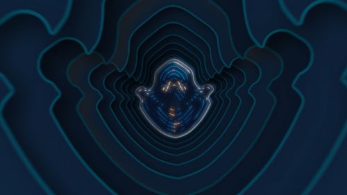 Dynamic Futuristic Logo Reveal with Gleam Effects