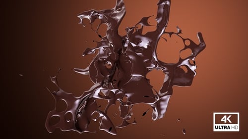 Abstrakter Chocolate Splash V1
