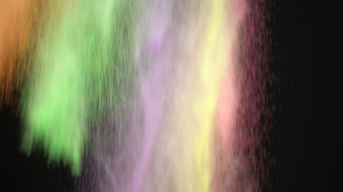Colored Powder Rain