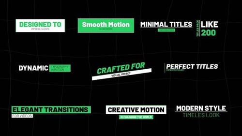 Clean Titles \ Premiere Pro (MOGRT)