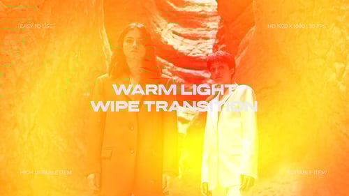 Warm Light Wipe Transition