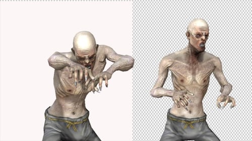 Zombie Walk And Attack