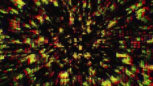 Fondo abstracto de líneas de cuadrícula y puntos