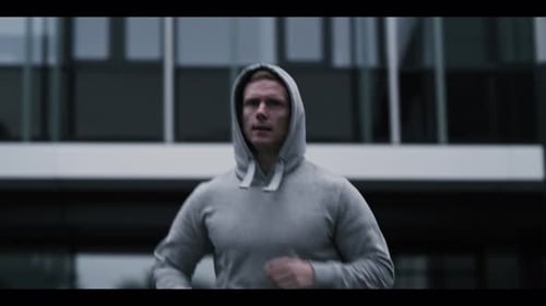 Athlete running